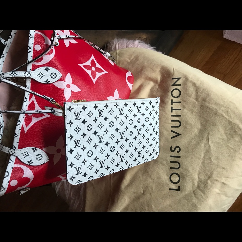 SOLD⛈Louis Vuitton Limited Ed Pouch wall - Picture 1 of 7